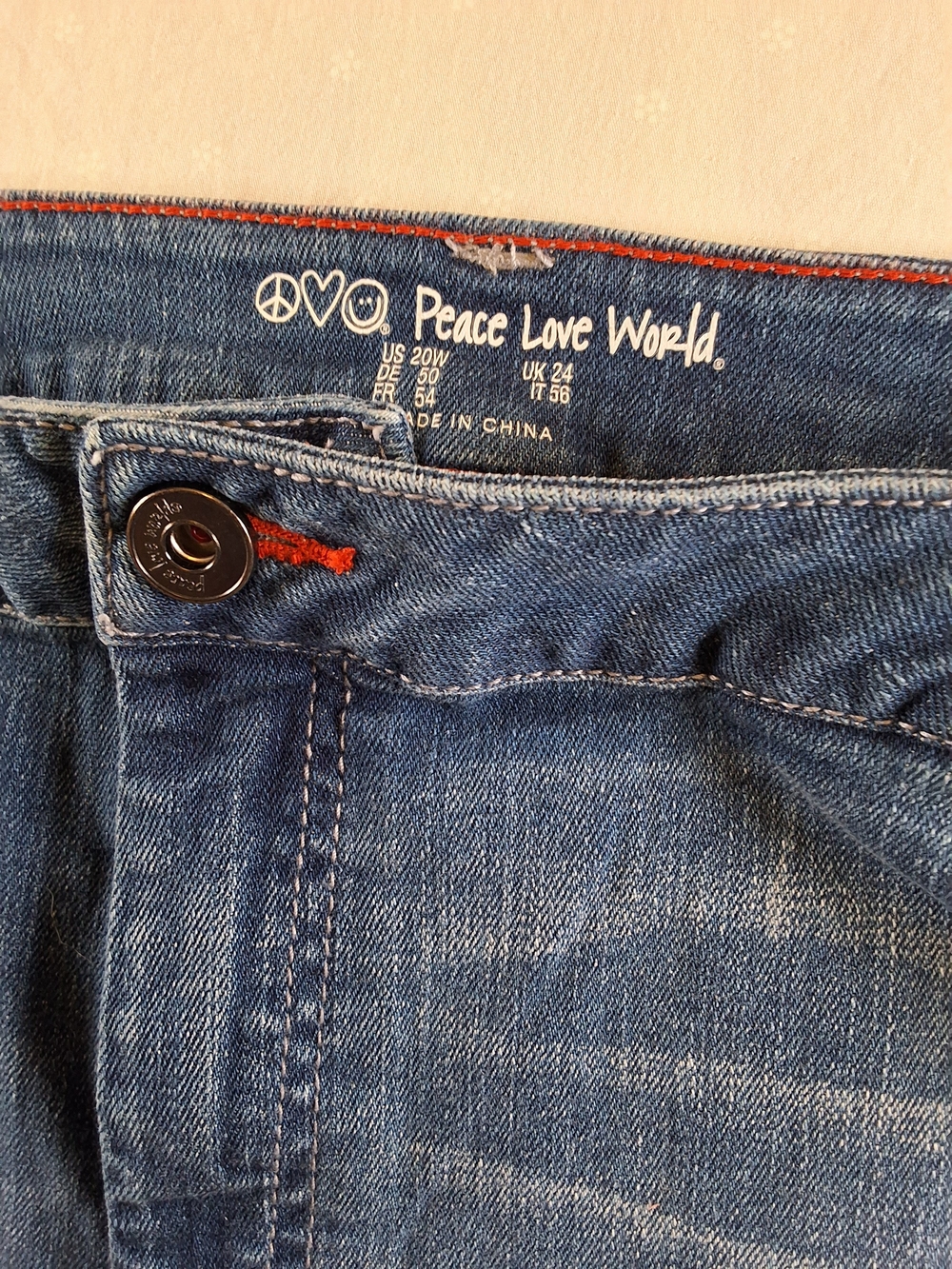 Peace Love World Women’s Blue Denim Jeans